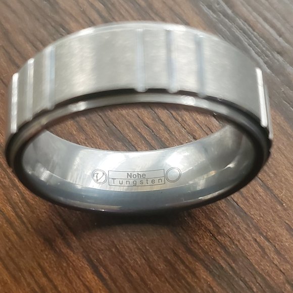 Nohe Jewelry Designer Tungsten Ring - Picture 3 of 6